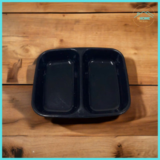 COMBO 5 Khay Nước Chấm 2 Ngăn (9 x 7cm) Nhựa Melamine nhiều màu - HùngHome