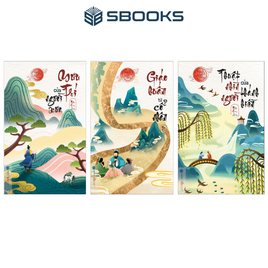 Sách Combo 3 Cuốn Bách Gia Tinh Hoa: Mưu Trí Của Người Xưa + Giáo Huấn Từ Cổ Nhân + Thuật Nhìn Người Của Thánh Hiền