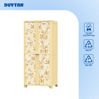 Tủ Wing-L DUY TÂN nhựa PP/ABS, tủ treo quần áo cao, tủ quần áo đa năng, tiện lợi (tặng kèm móc)