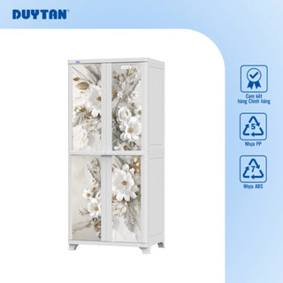 Tủ Wing-L DUY TÂN nhựa PP/ABS, tủ treo quần áo cao, tủ quần áo đa năng, tiện lợi (tặng kèm móc)