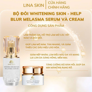 COMBO MỜ NÁM DƯỠNG TRẮNG DA LINA SKIN BAO GỒM KEM FACE 30g + SERUM 30ml
