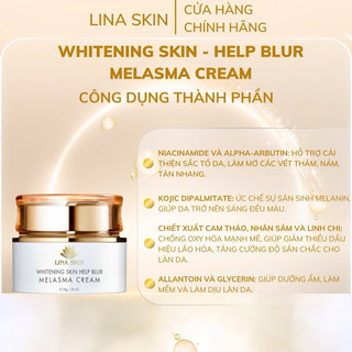 COMBO MỜ NÁM DƯỠNG TRẮNG DA LINA SKIN BAO GỒM KEM FACE 30g + SERUM 30ml