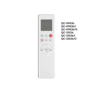 Điều khiển/ Remote Máy lạnh/ Điều hòa Casper - Dùng cho QC-09IS36/ QC-12IS36 - Bảo hành 1 năm