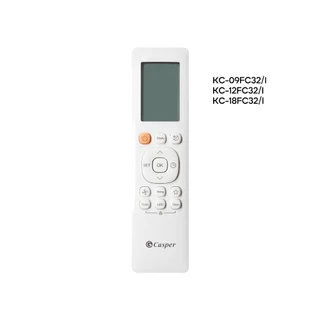 Điều khiển/ Remote Máy lạnh/ Điều hòa Casper - Dùng cho KC-09FC32/ KC-12FC32/ KC-18FC32 - Bảo hành 1 năm