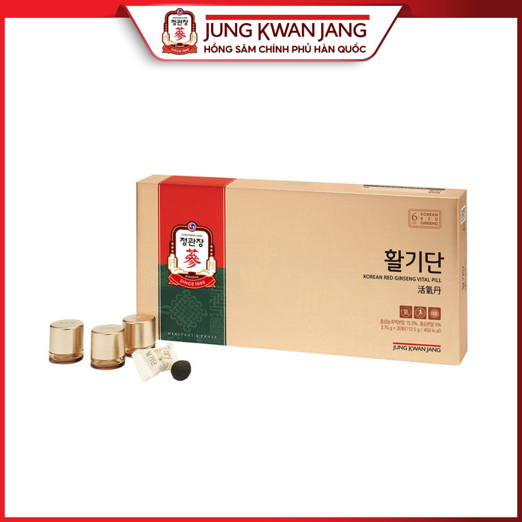 Ảnh Viên Uống Hồng Sâm KGC Jung Kwan Jang Vital Pills (Hwal Gi Dan) (3,75g x 30 viên) 2