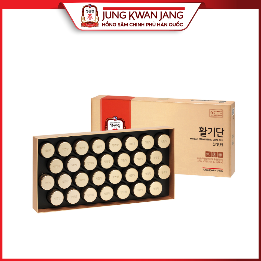 Ảnh Viên Uống Hồng Sâm KGC Jung Kwan Jang Vital Pills (Hwal Gi Dan) (3,75g x 30 viên) 1