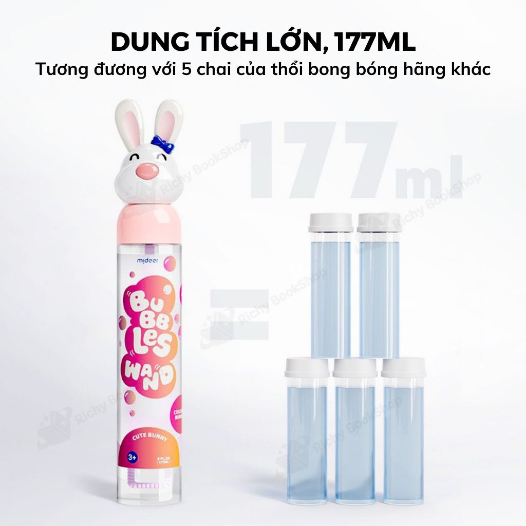 Ống thổi bong bóng xà phòng cho bé - Mideer Bubbles Wand