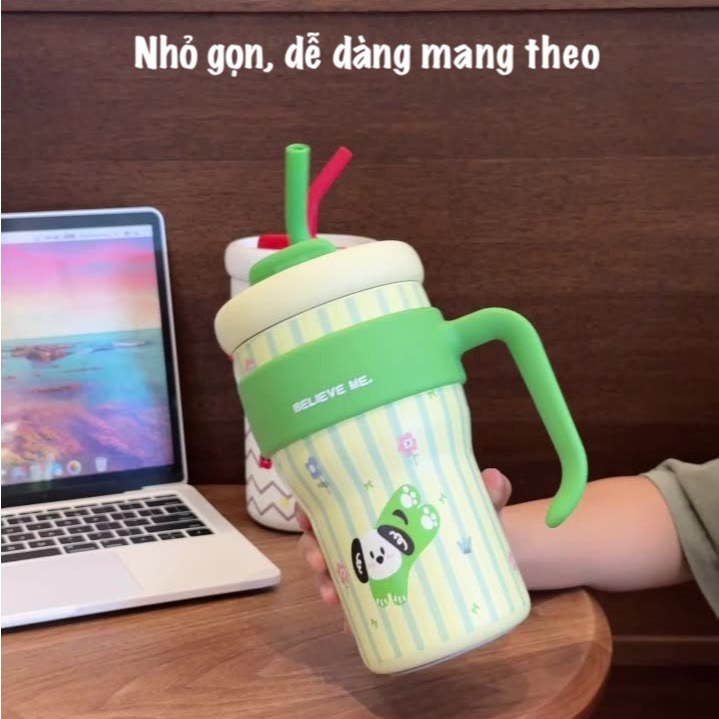 Ảnh Ly giữ nhiệt BELIEVE ME LEVIKA dung tích 800ML, chất liệu inox sus 316, chống rò rỉ 2