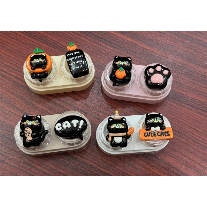 KHAY CHARM đựng lens chân mèo cute mẫu mới Muneyes