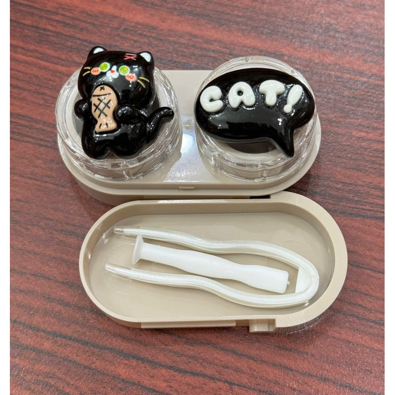 KHAY CHARM đựng lens chân mèo cute mẫu mới Muneyes