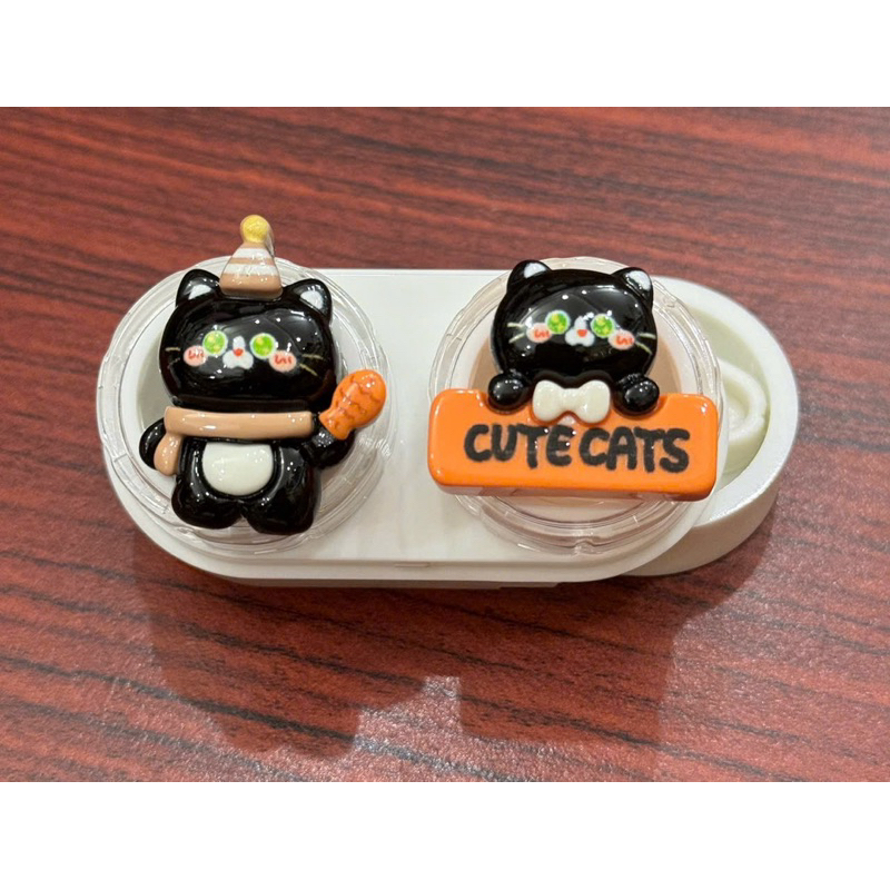 KHAY CHARM đựng lens chân mèo cute mẫu mới Muneyes