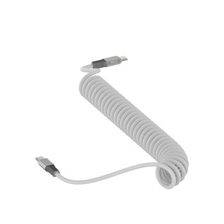 Dây sạc nhanh lò xo RECCI CHÍNH HÃNG - Sạc nhanh, chống rối, thông minh, an toàn | Phụ kiện ô tô ADG