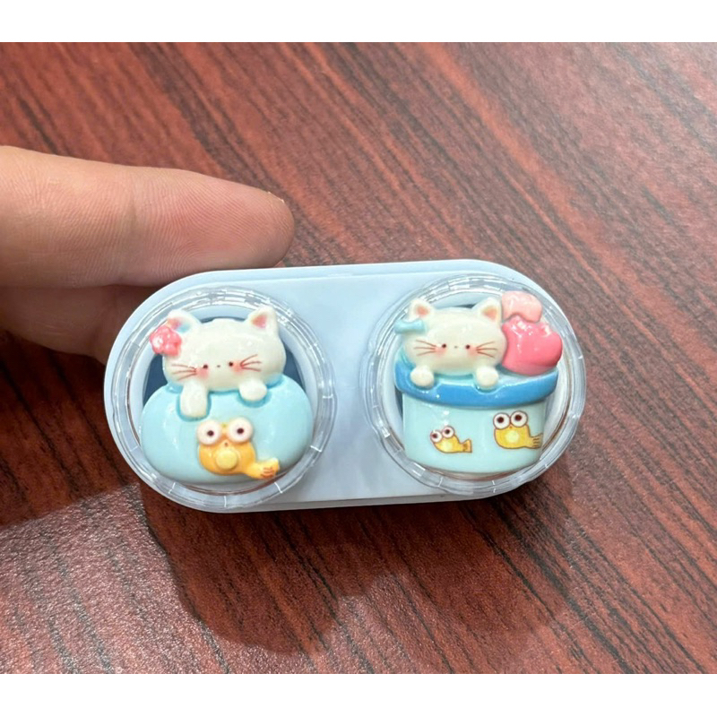Khay Charm đựng lens Hello kitty Muneyes