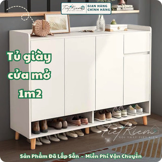 Tủ giày cửa mở dài 1m2 Nội Thất Tiết Kiệm TG7868