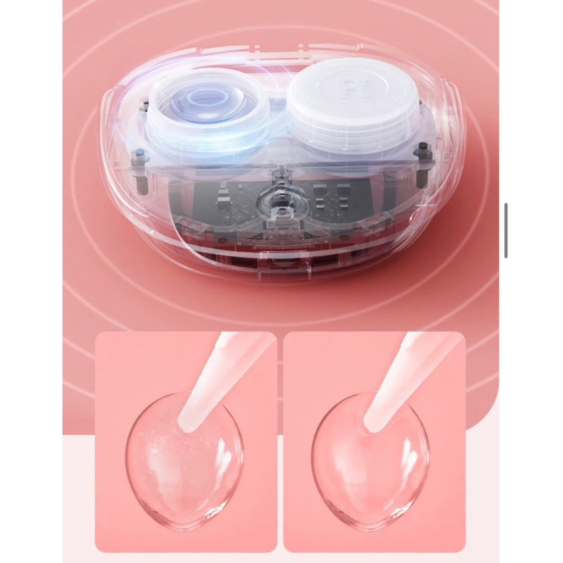 Máy rửa lens cao cấp bóp da Muneyes Angel eye