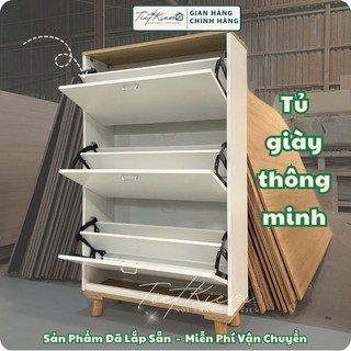 Các mẫu tủ giày thông minh siêu mỏng Nội Thất Tiết Kiệm (đã lắp sẵn) TG19191