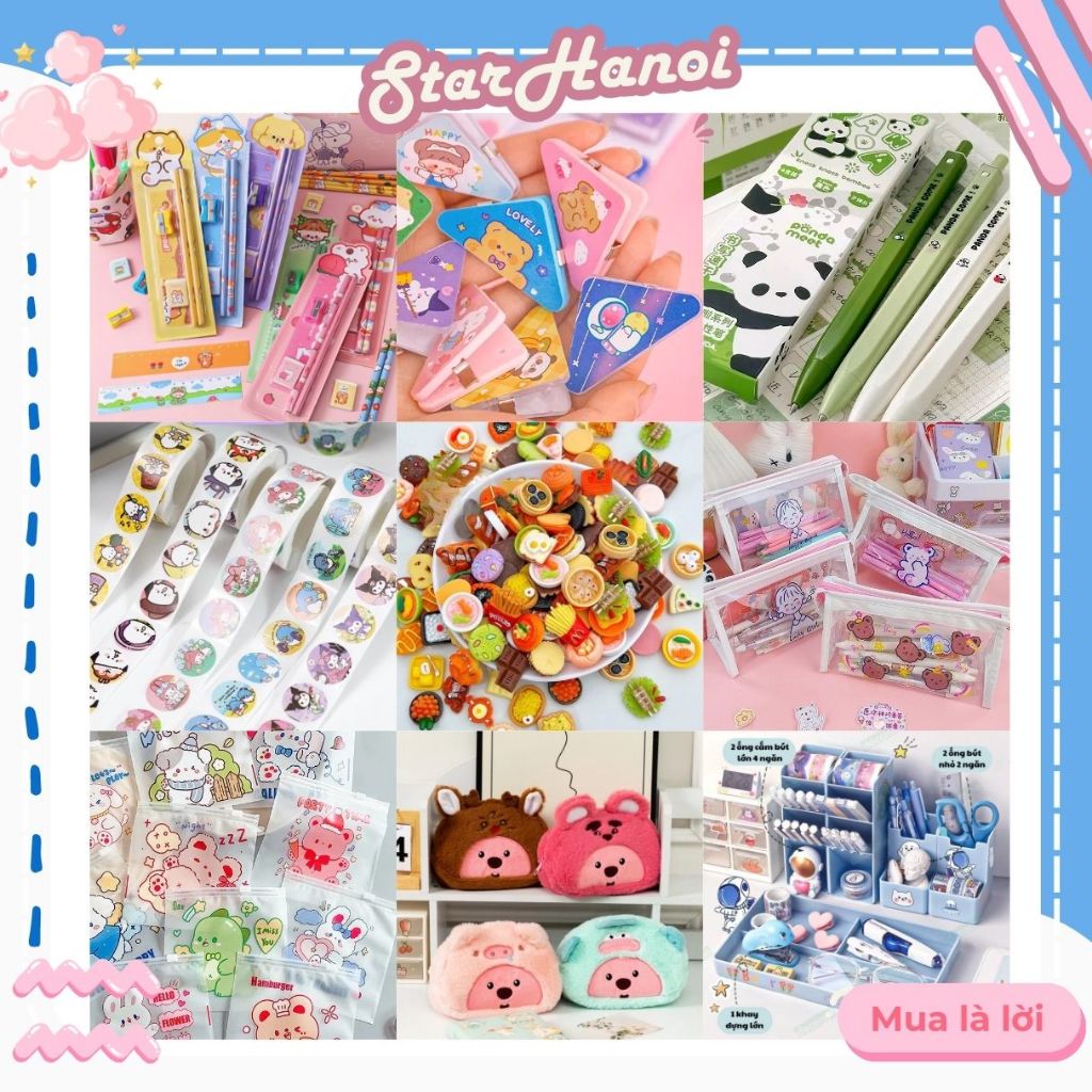 Luckybox - Hộp quà may mắn văn phòng phẩm set 15k-25k-35k Lucky box