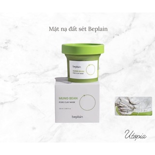 Mặt Nạ Đất Sét Hỗ Trợ Thải Độc Da Beplain Mung Bean Pore Clay 120ml