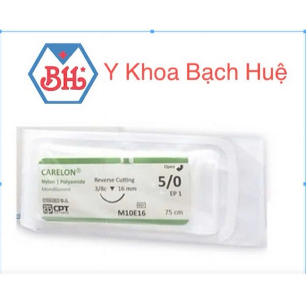 Bán lẻ Chỉ nylon 5/0, nylon 5.0  kim tam giác. Mã M10E16