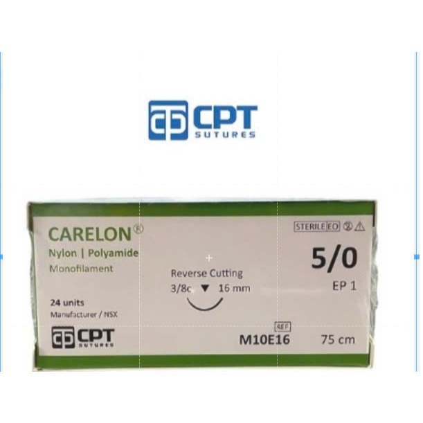 Bán lẻ Chỉ nylon 5/0, nylon 5.0  kim tam giác. Mã M10E16
