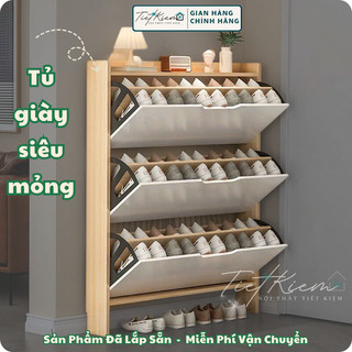 Tủ giầy thông minh gỗ ngang 80cm tu.giay18