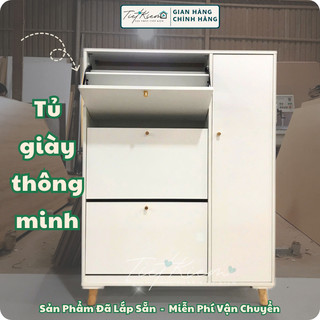 Tủ giầy thông minh đẹp ngang 90cm NTTK 78788