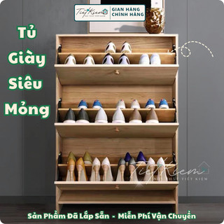 Tủ giầy thông minh vân sồi N90cm NTTK.01