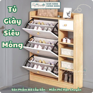 Tủ giày gỗ thông minh ngang 90cm tu.giay39