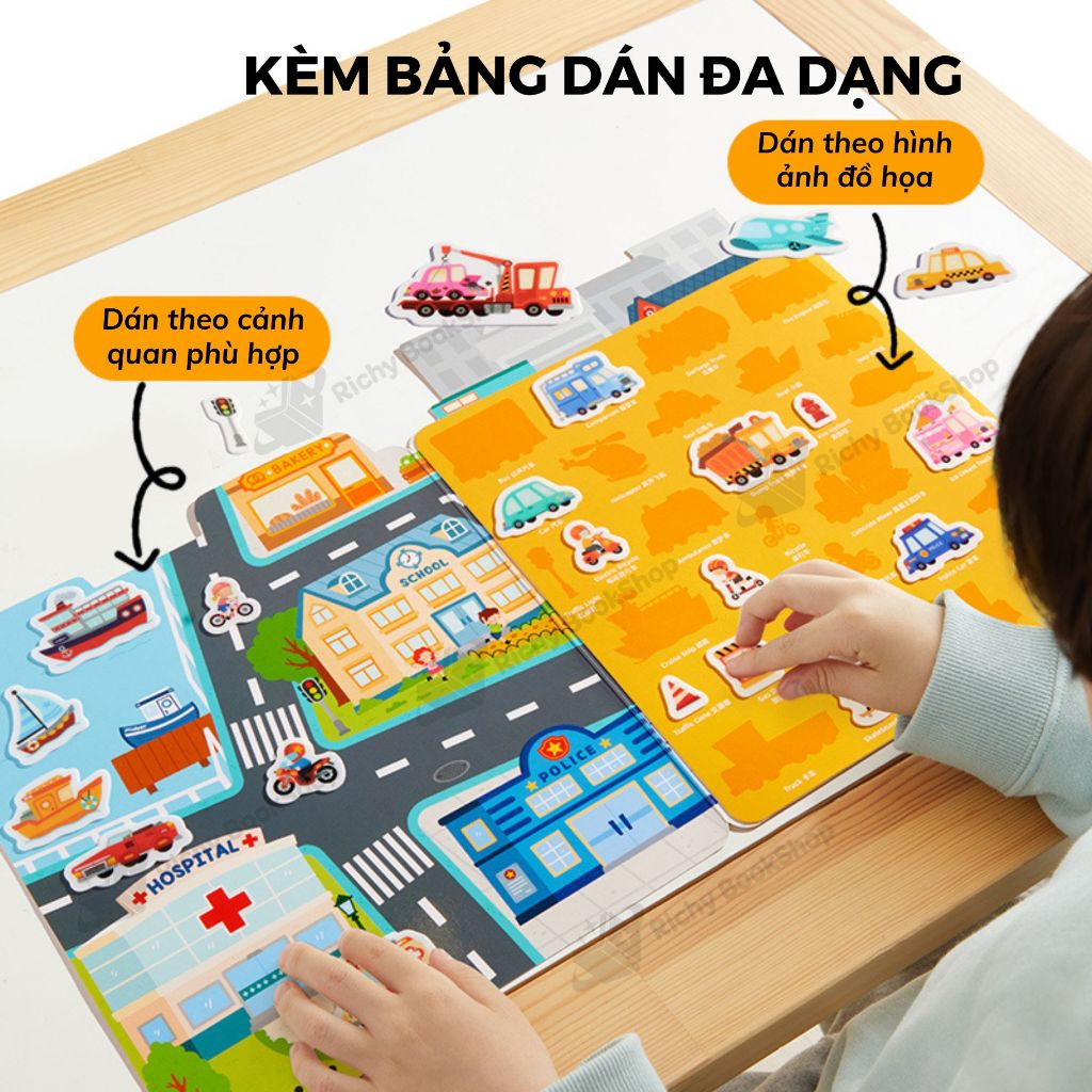 Stickers dẻo dùng nhiều lần Mideer Reusable Jelly Sticker Set dán được trên nhiều bề mặt