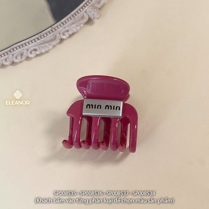 Kẹp tóc nữ Eleanor Accessories đa dạng màu sắc phụ kiện tóc kẹp tóc càng cua 8535