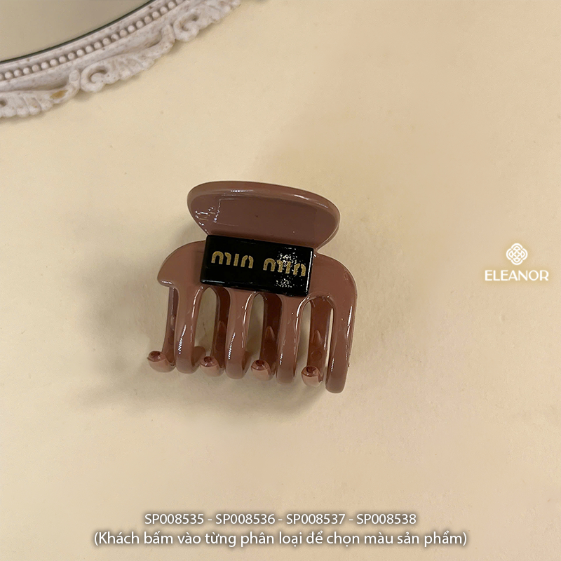 Kẹp tóc nữ Eleanor Accessories đa dạng màu sắc phụ kiện tóc kẹp tóc càng cua 8535