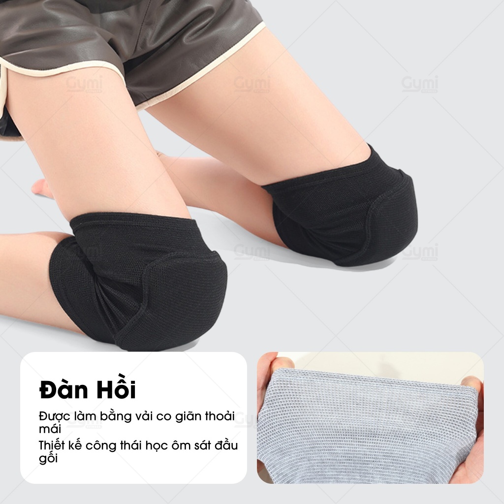 Bó Gối Thể Thao GYMI, Băng Gối Bảo Vệ Khớp Gối Tập Yoga, Gym, Bóng Chuyền, Bóng Đá, Chạy Bộ - AL0210KoLogo