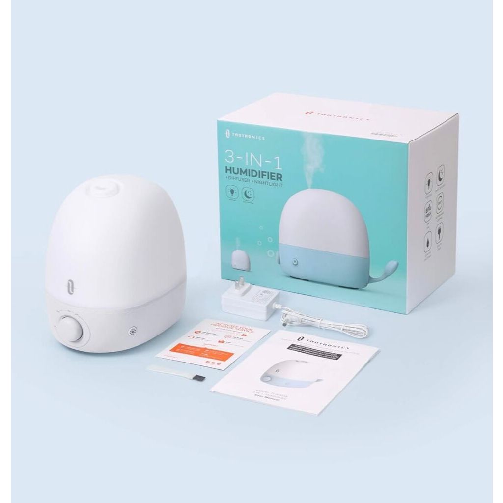 [ Dành cho bé ] Máy Tạo Ẩm kiêm Đèn Ngủ Chính Hãng TAOTRONICS TT-AH038 - Bảo hành 12 Tháng