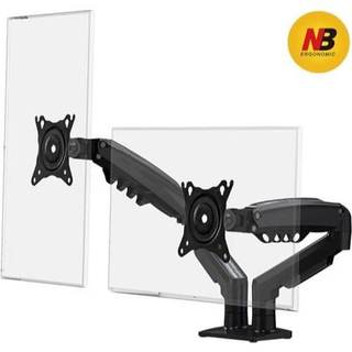 Arm Treo 2 Màn Hình Máy Tính NB H180 17''-27''inch, Gía Đỡ 2 Màn Hình LCD Nhập Khẩu