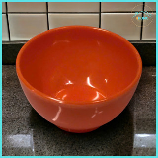[Kho sỉ] Chén - Dĩa - Vá nhựa melamine (mica) màu cam - Hùng home