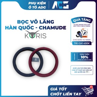 Bọc vô lăng da lộn Koris Chamude chính hãng - SX thủ công, Công nghệ may dấu chỉ độc quyền KORIS | Phụ kiện ô tô ADG