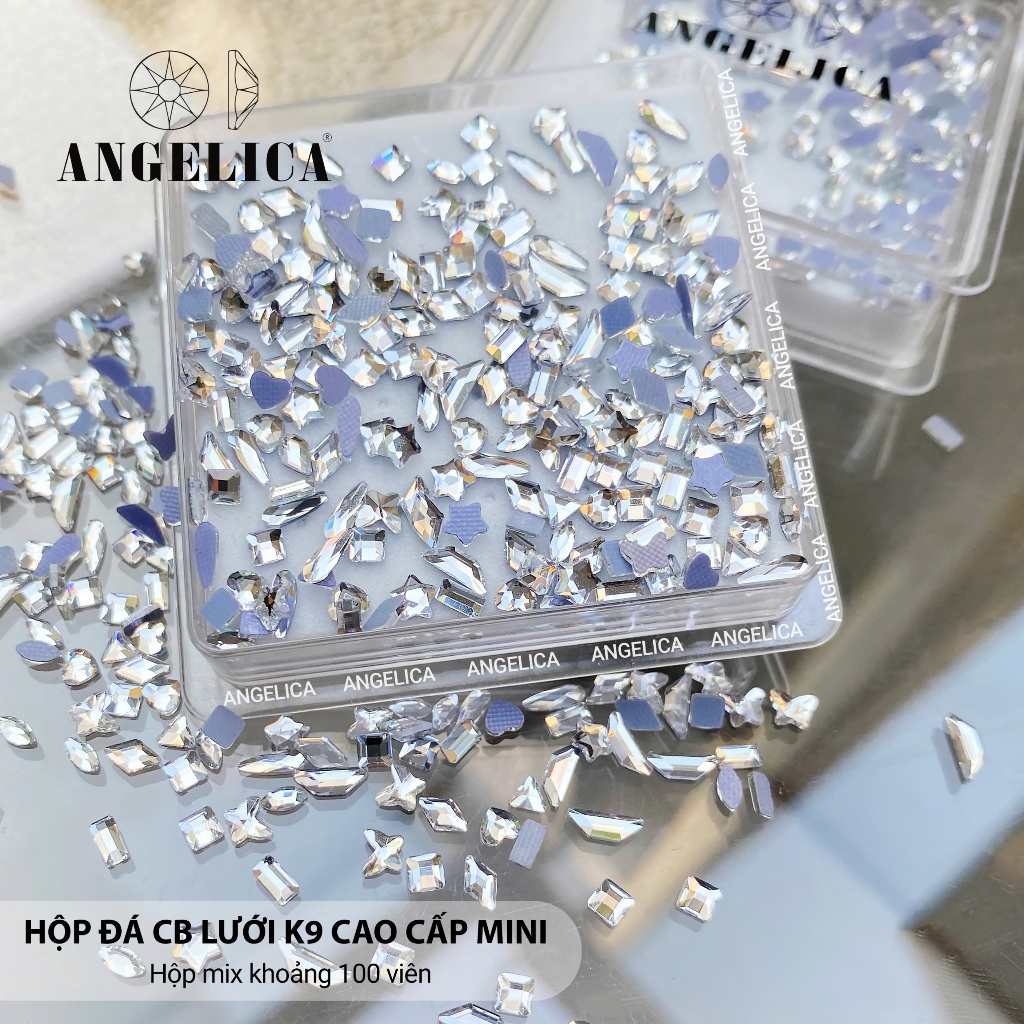 Set Đá Chân Bằng Lưới K9 ( 2 - 4mm )Cao Cấp Mini Mix Hình Siêu Đẹp-Trang Trí Nail ANGELICA HCBLMN-01