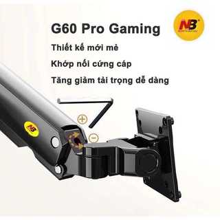 Gía Treo Màn Hình Máy Tính NB G60 27'' - 45'' inch - Tay Arm Treo Màn Hình - Tải Trọng 16kg