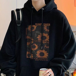 Áo hoodies Hàn Quốc Thời trang rời hoa hướng dương