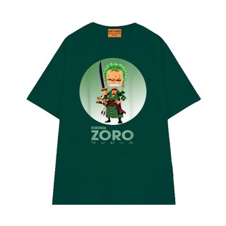 Áo Thun NGỐ TEE One Piece - Zoro Chibi, Áo Thun Nam Nữ Tay Lỡ Chất Vải Cotton Thoáng Mát Mềm Mịn