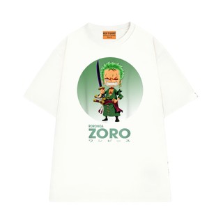 Áo Thun NGỐ TEE One Piece - Zoro Chibi, Áo Thun Nam Nữ Tay Lỡ Chất Vải Cotton Thoáng Mát Mềm Mịn
