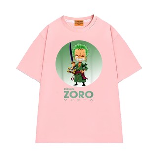 Áo Thun NGỐ TEE One Piece - Zoro Chibi, Áo Thun Nam Nữ Tay Lỡ Chất Vải Cotton Thoáng Mát Mềm Mịn