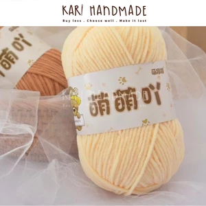 Len nhung baby gấu 50gr 2mm mềm mại