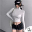 Áo croptop cổ lọ tay dài chất tăm DuyLinh dáng áo ôm sát tôn body chất vải mềm mại co giãn DL13TD