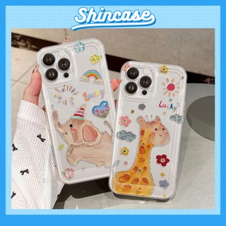 Ốp Lưng iPhone Zoo Lucky Viền Thẳng Chống Sốc, Trong Suốt Bảo Vệ Camera - iP 7/8/X/XS/11/12/13/14/15/16/17/Plus/Pro/Max