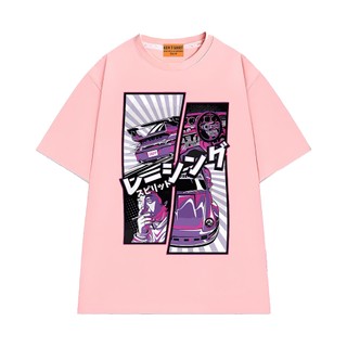 Áo Thun Unisex Cổ Tròn NGỐ TEE Porsche RWB 993 Tokyo Drift Vải Cotton Thoáng Mát Form Rộng