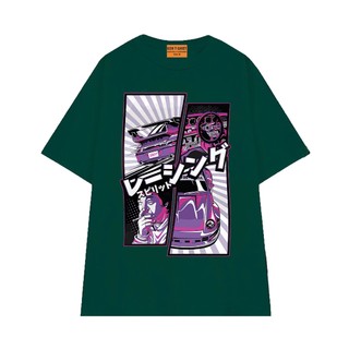 Áo Thun Unisex Cổ Tròn NGỐ TEE Porsche RWB 993 Tokyo Drift Vải Cotton Thoáng Mát Form Rộng