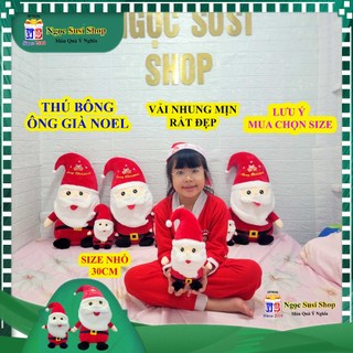 Gấu Bông ÔNG GIÀ NOEL Siêu Cưng Mẫu Mới Rất Đẹp - Thú Bông Thú Nhồi Bông Đồ Chơi Doll Toy Ngọc Susi