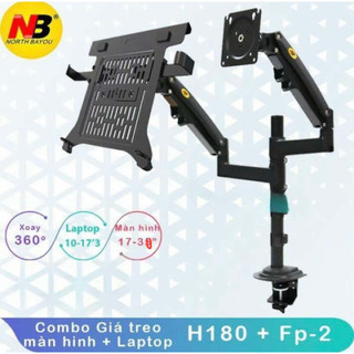 H180 + FP2 Combo Gía Đỡ LapTop/ Macbook 10 - 17''inch - Gía Đỡ Màn Hình Máy Tính 17 - 30inch