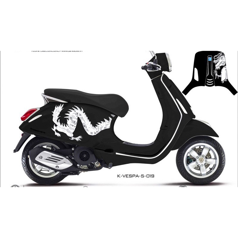 Tem vespa dragon rồng